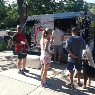Truck at the Roll Bike Shop in Bexley