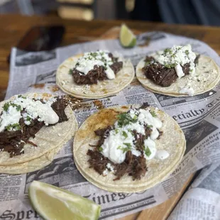 Stout Braised Short Rib Tacos