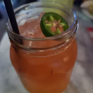 Ghost pepper margarita