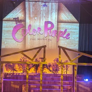 a stage set for a musical show