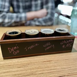 Lupulin Dark Beer Flight ($20)