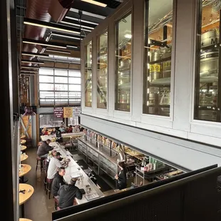 Keg room view from above