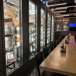 Went upstairs to check out the lighted keg room