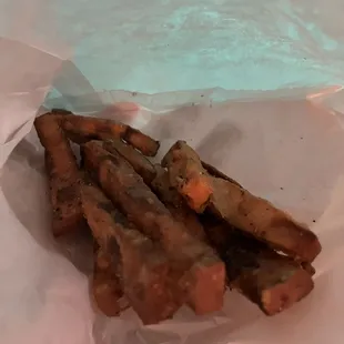 Sweet Potato Fries, an unexpected side!