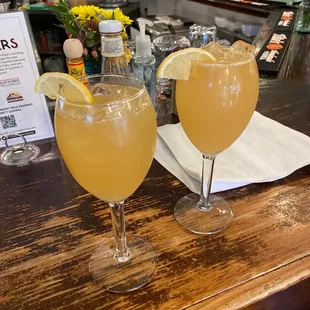 Pair of &quot;Grow a Pear&quot; drinks