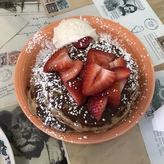 Sweet Potato Oatmeal Pancakes