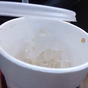 &quot;Very little ice&quot; please; thank you.