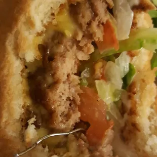 This is my hamburger they served me...
