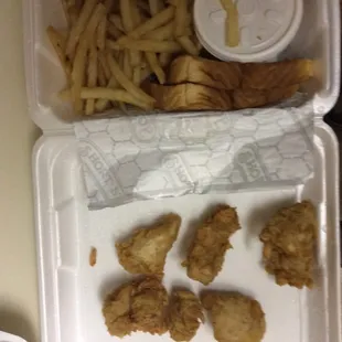 The "strips" are not strips, but more like nuggets