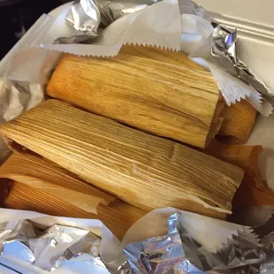 Awe shit.  I found tamales