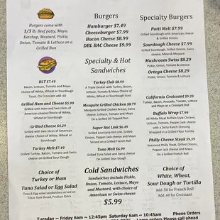 09.23.22 Burgers and Sandwiches