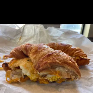 Breakfast croissant