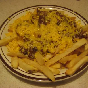 Cheese Fries with Chili
