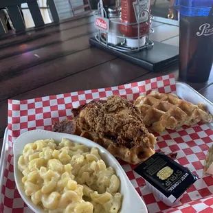 Chicken and waffles
