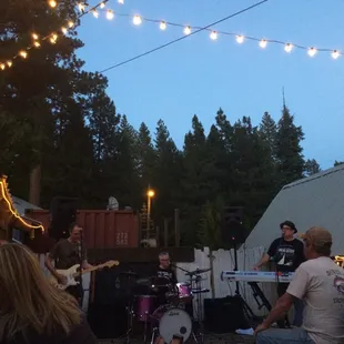 Outdoor patio in the back. Mountain fresh air!