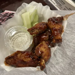 Honey BBQ wings
