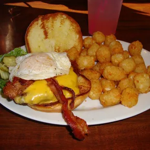 Breakfast burger - good!
