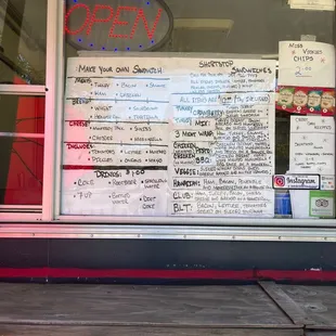 Updated Menu for 2023