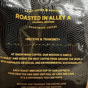roast coffee in a bag