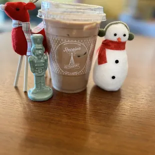 Iced Mocha with oat milk