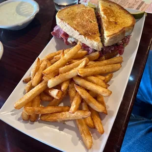 Ruben with fries