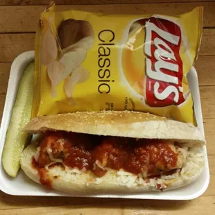 Meatball sandwich