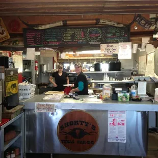 a man preparing food