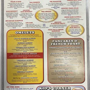 Breakfast Menu