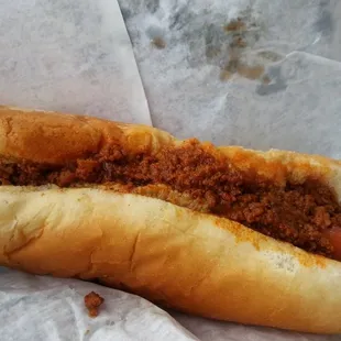 Chili dog.