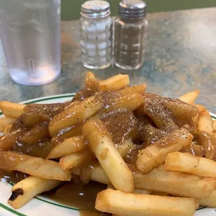 large fry with gravy