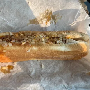 Little things make me happy.  Shorty dogs are an old favorite when I get back to this area.