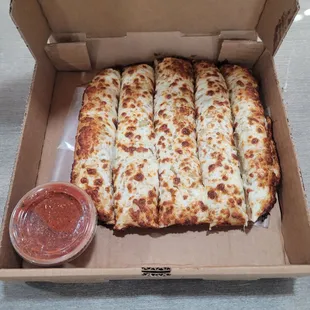 a pizza in a box