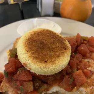 Texas toast egg in hole