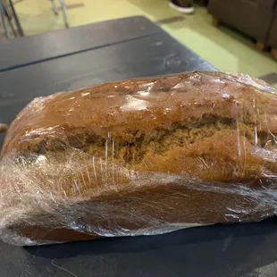 Pumpkin bread loaf