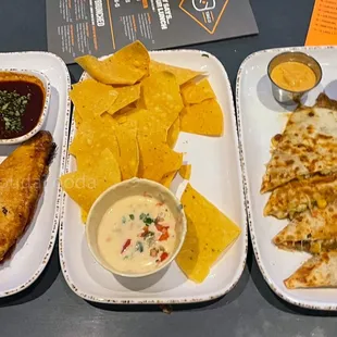 a variety of food items