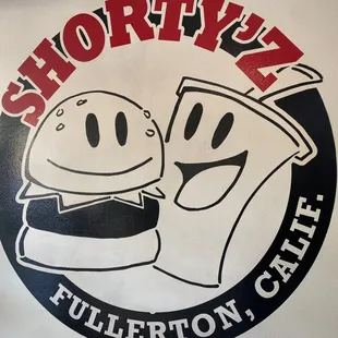 Shorty'z logo on the wall