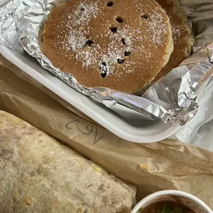 Chocolate Chip Pancakes Combo