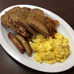 Sausage and Egg Breakfast Plate