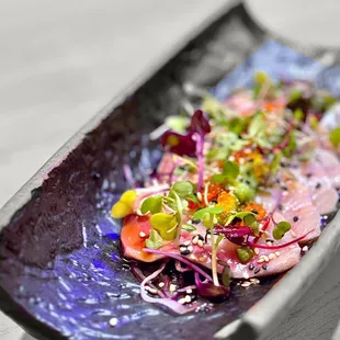 Hamachi Carpaccio | @whaevaeats