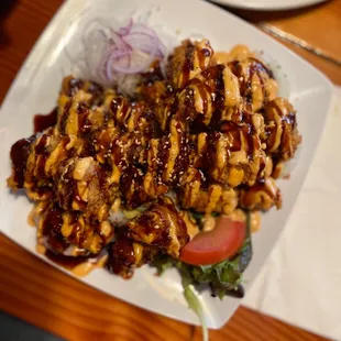 a plate of food