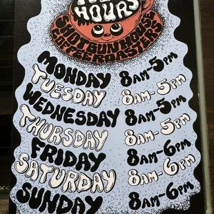 New hours