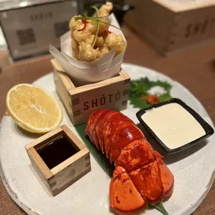 Fried lobster