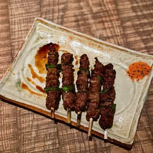 Beef Skewers