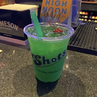 Liquid marijuana cocktail.