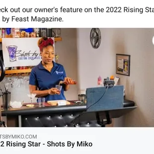 Feast Magazine featured our owner as part of the 2022 KC Rising Star class