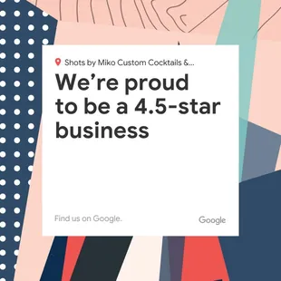 4.5 stars says something about how business is conducted. Check us out!