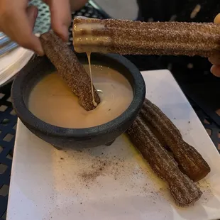 Can't get enough churros!  Crispy outside fluffy inside!