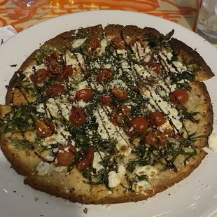 Cauliflower flatbread