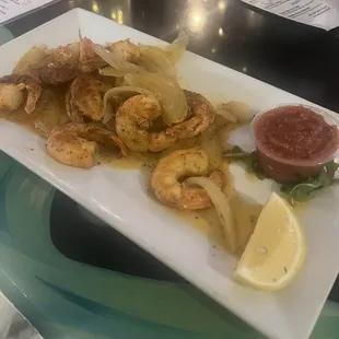 1/2lb steamed Shrimp