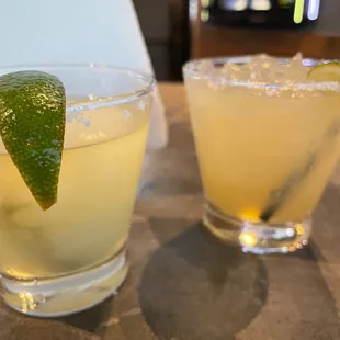$10 each margaritas. Frozen one was only partially frozen. Supposed to have a grand gala floater. Not there.